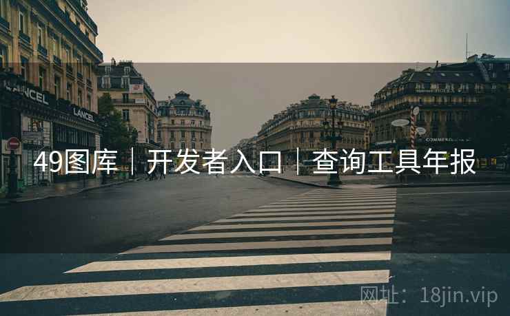 49图库｜开发者入口｜查询工具年报